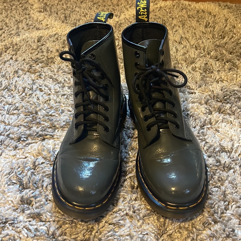 Mens 8 dark grey doc martens 1980 - Picture 5 of 8